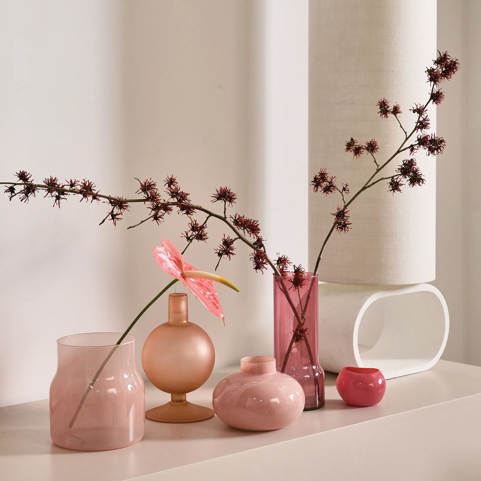 Bella 花瓶 Ø18.6 cm, Peach whip URBAN NATURE CULTURE | アーバン ネイチャー カルチャー