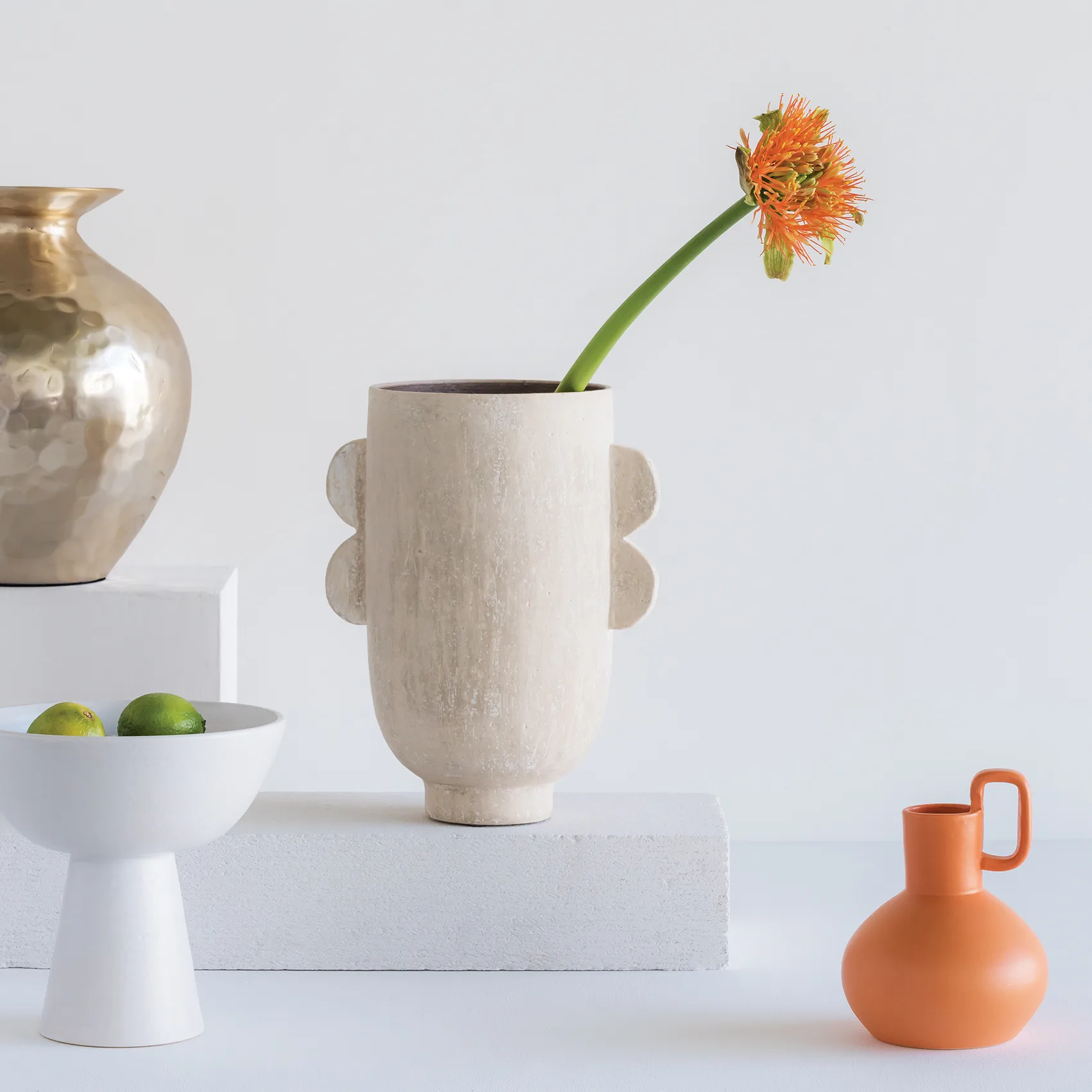 Darius 花瓶 30 cm, beige URBAN NATURE CULTURE | アーバン ネイチャー カルチャー