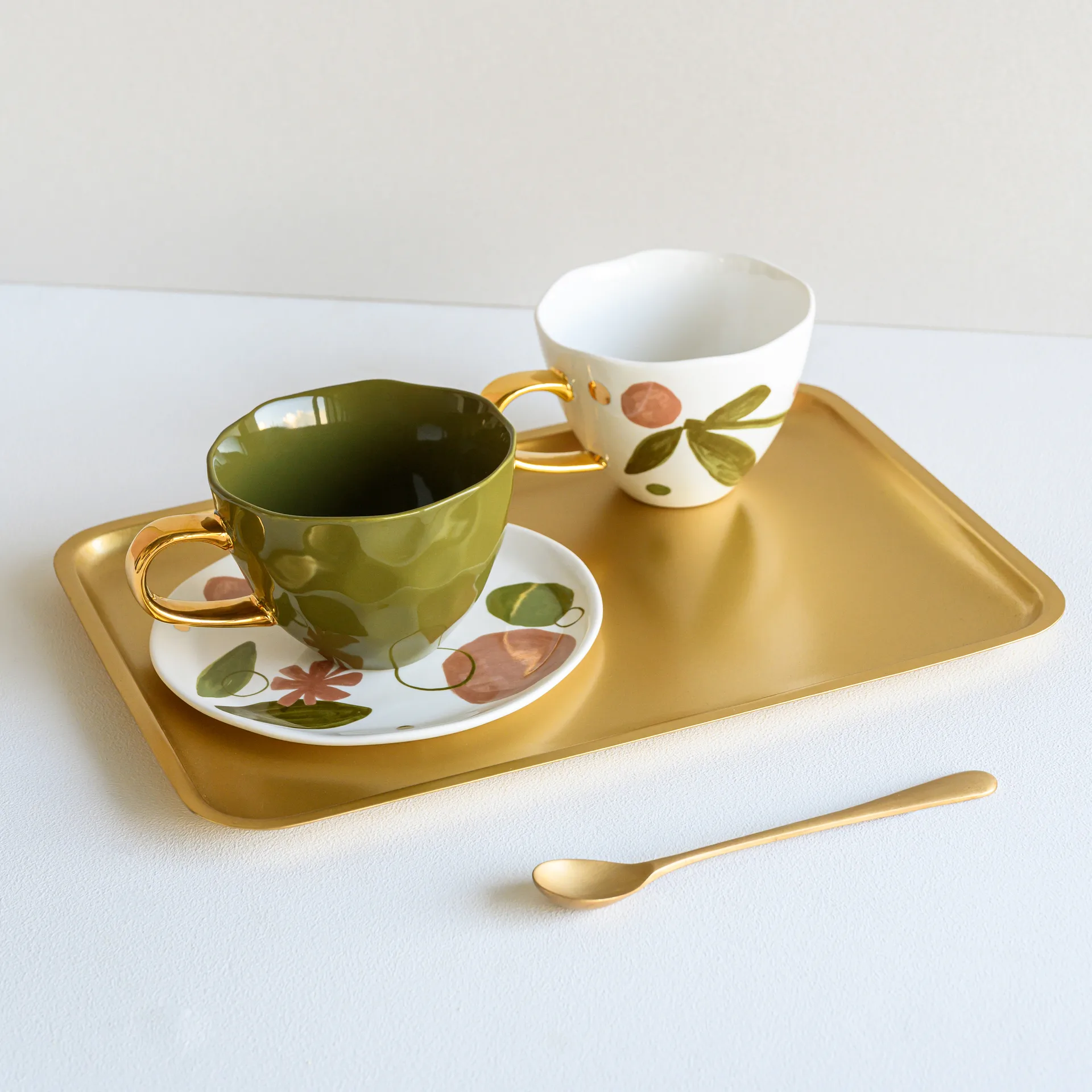 Good Morning マグ カプチーノ 30 cl, fir green URBAN NATURE CULTURE | アーバン ネイチャー カルチャー