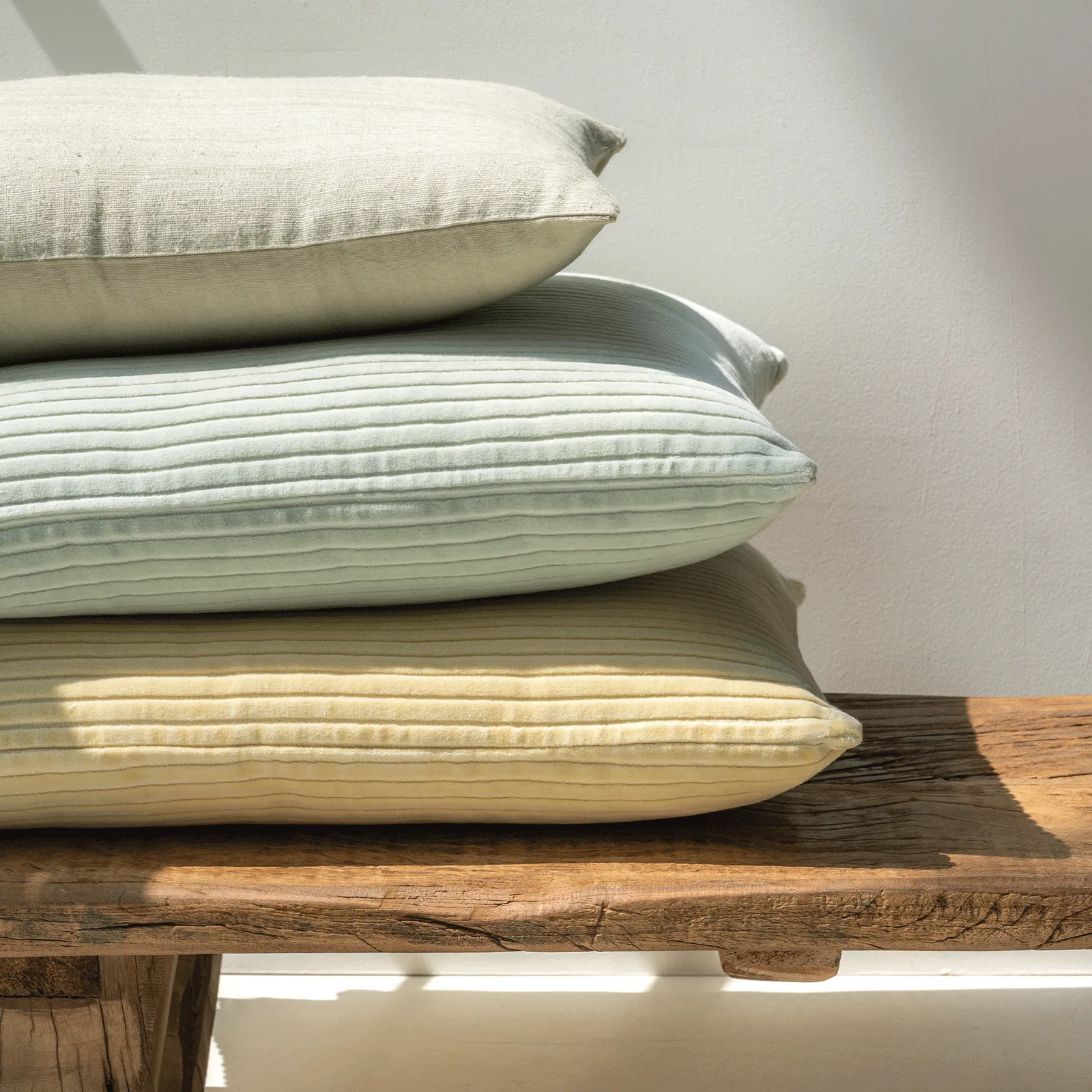 Heavy Ribcord クッション 50x50 cm, Sea mist URBAN NATURE CULTURE | アーバン ネイチャー カルチャー