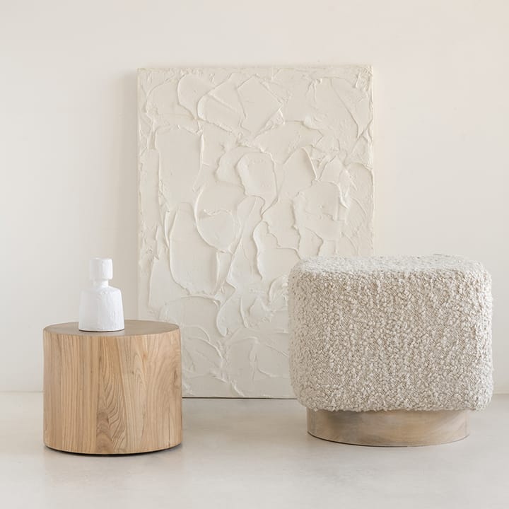 Kaura プーフ 38 cm, Off white URBAN NATURE CULTURE | アーバン ネイチャー カルチャー