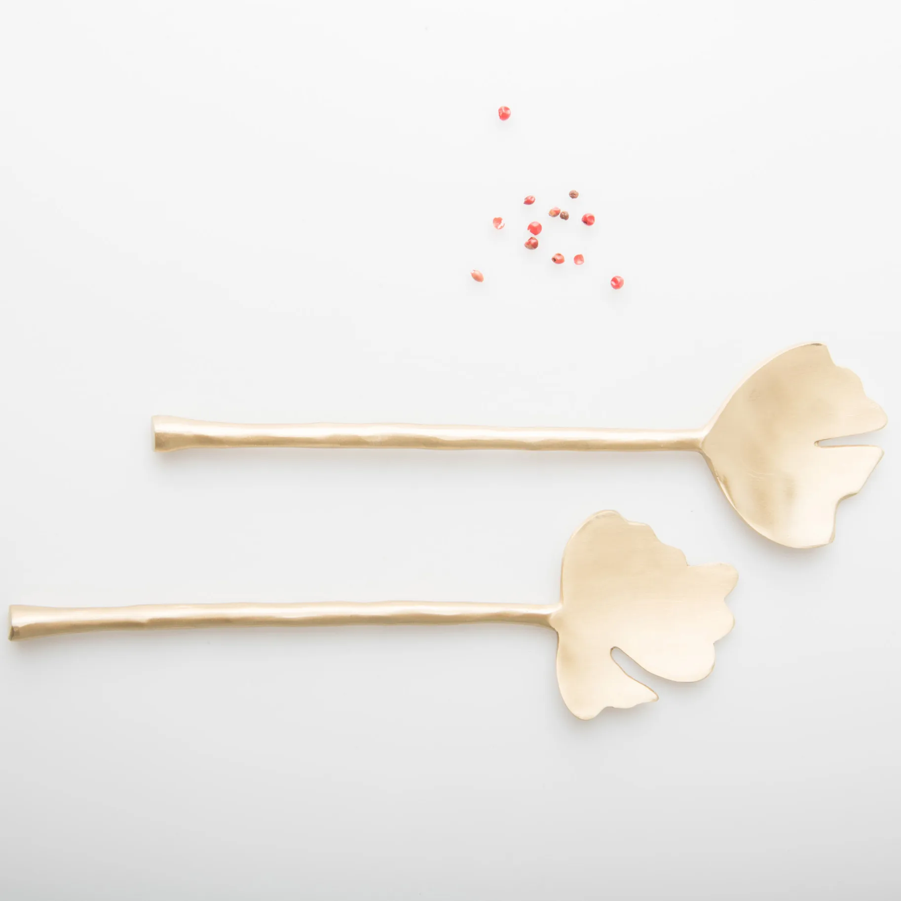 Leaves サラダ カトラリー 2 ピース, Brass URBAN NATURE CULTURE | アーバン ネイチャー カルチャー
