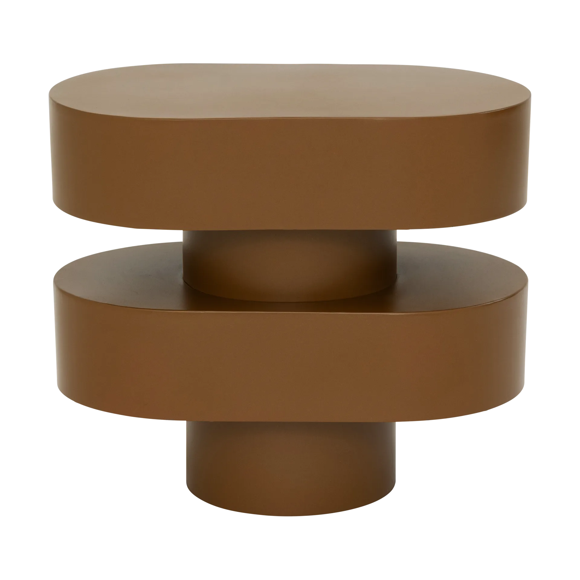 Oval サイドテーブル 34 cm, Golden brown URBAN NATURE CULTURE | アーバン ネイチャー カルチャー