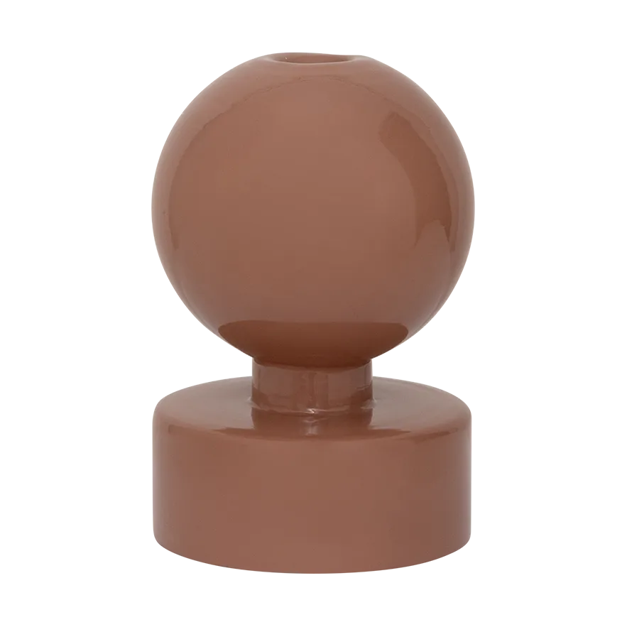 Pallo B キャンドルスティック 13 cm, Cameo brown URBAN NATURE CULTURE | アーバン ネイチャー カルチャー