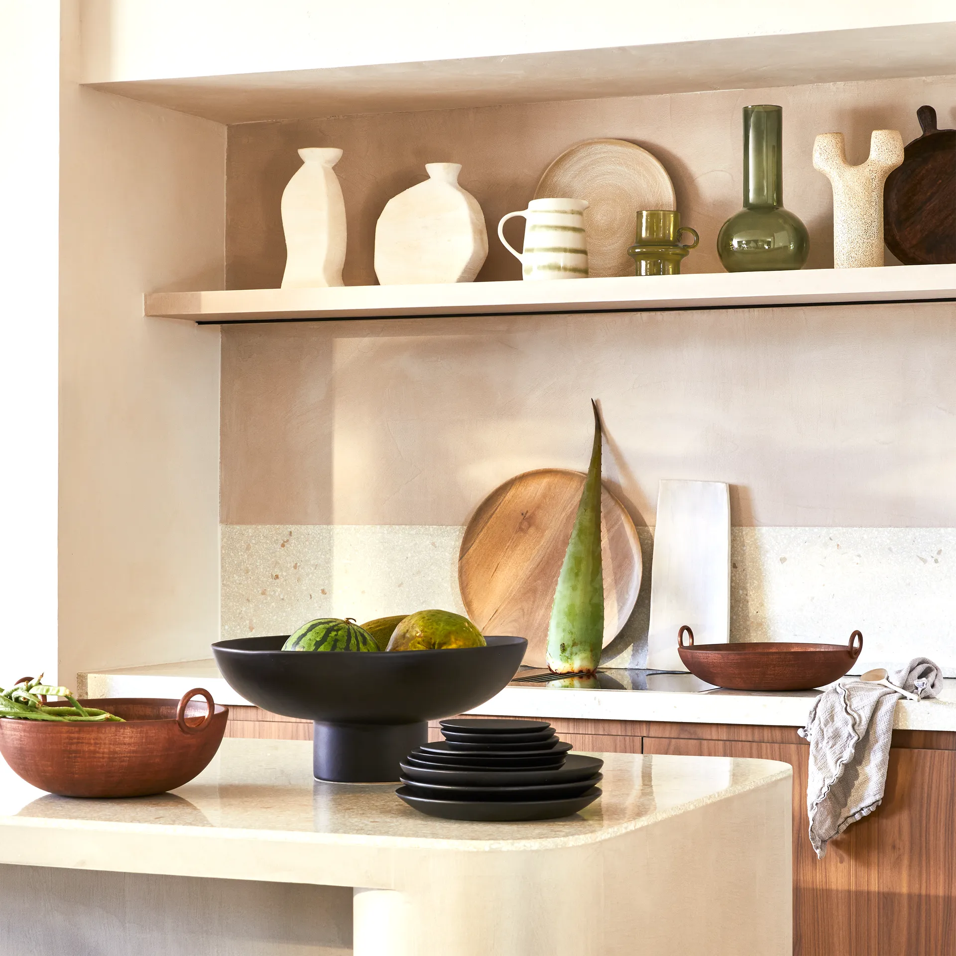 Sassi B キャンドルスティック 30 cm, Chalk URBAN NATURE CULTURE | アーバン ネイチャー カルチャー