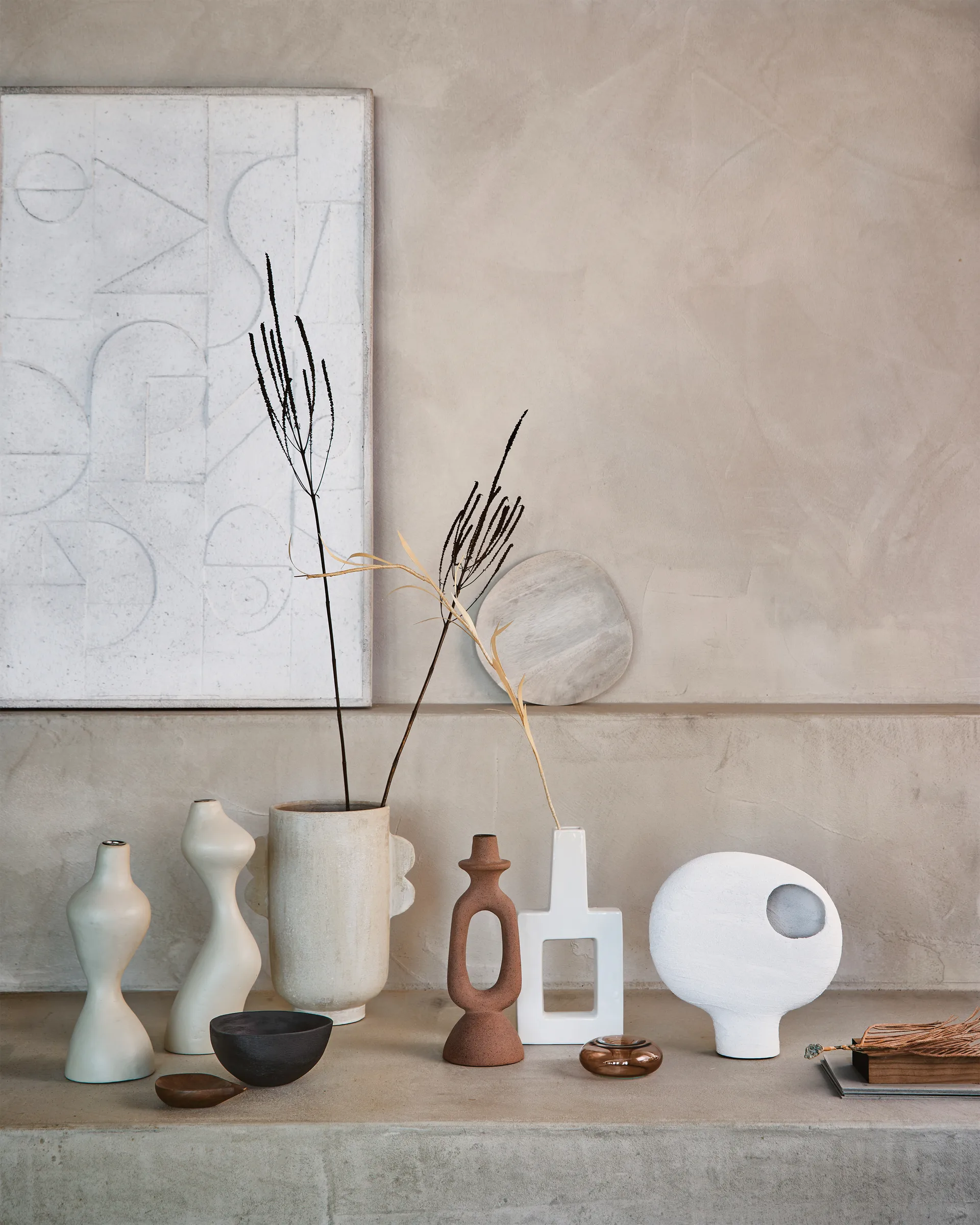 Sphere 花瓶 27 cm, White URBAN NATURE CULTURE | アーバン ネイチャー カルチャー