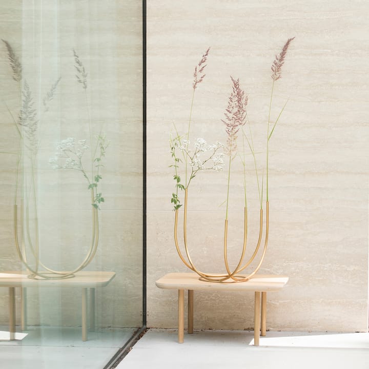 Tube 花瓶 35 cm, Brass URBAN NATURE CULTURE | アーバン ネイチャー カルチャー