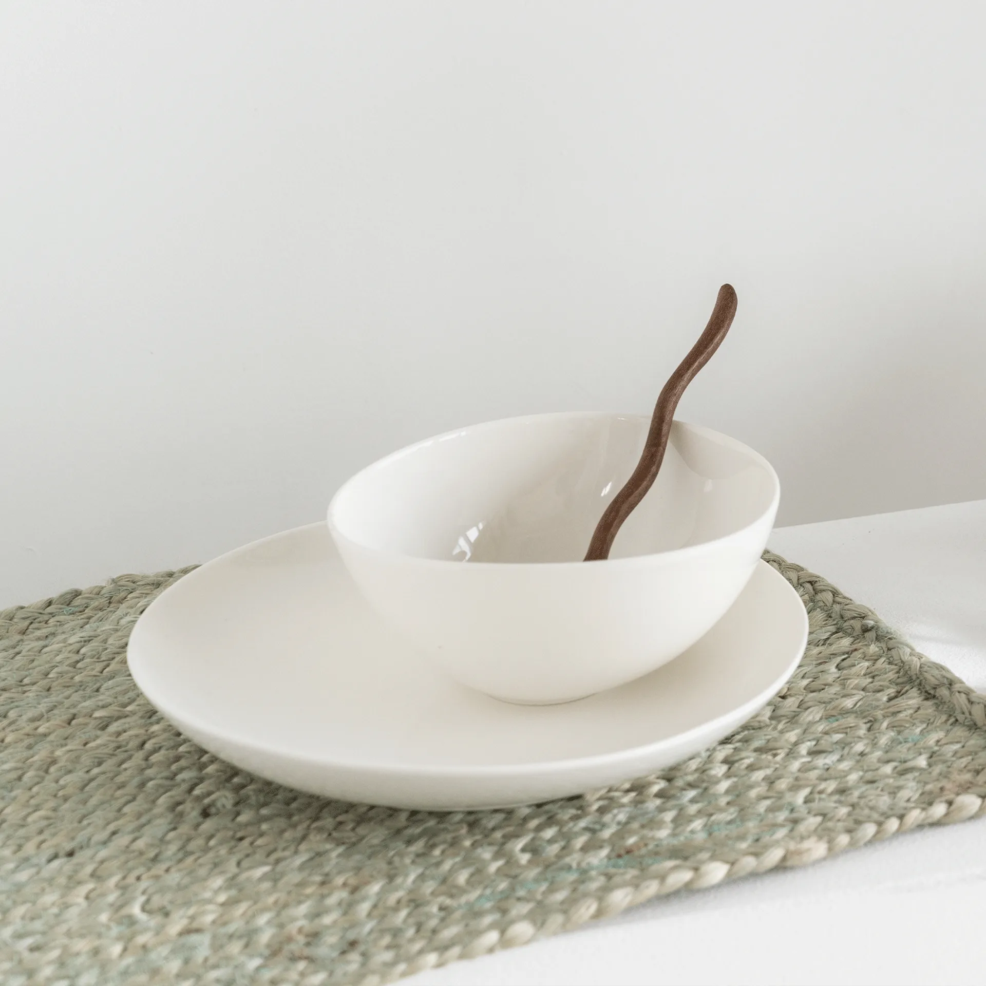 UNC ランチョンマット ジュート 33x45 cm, Spray green URBAN NATURE CULTURE | アーバン ネイチャー カルチャー