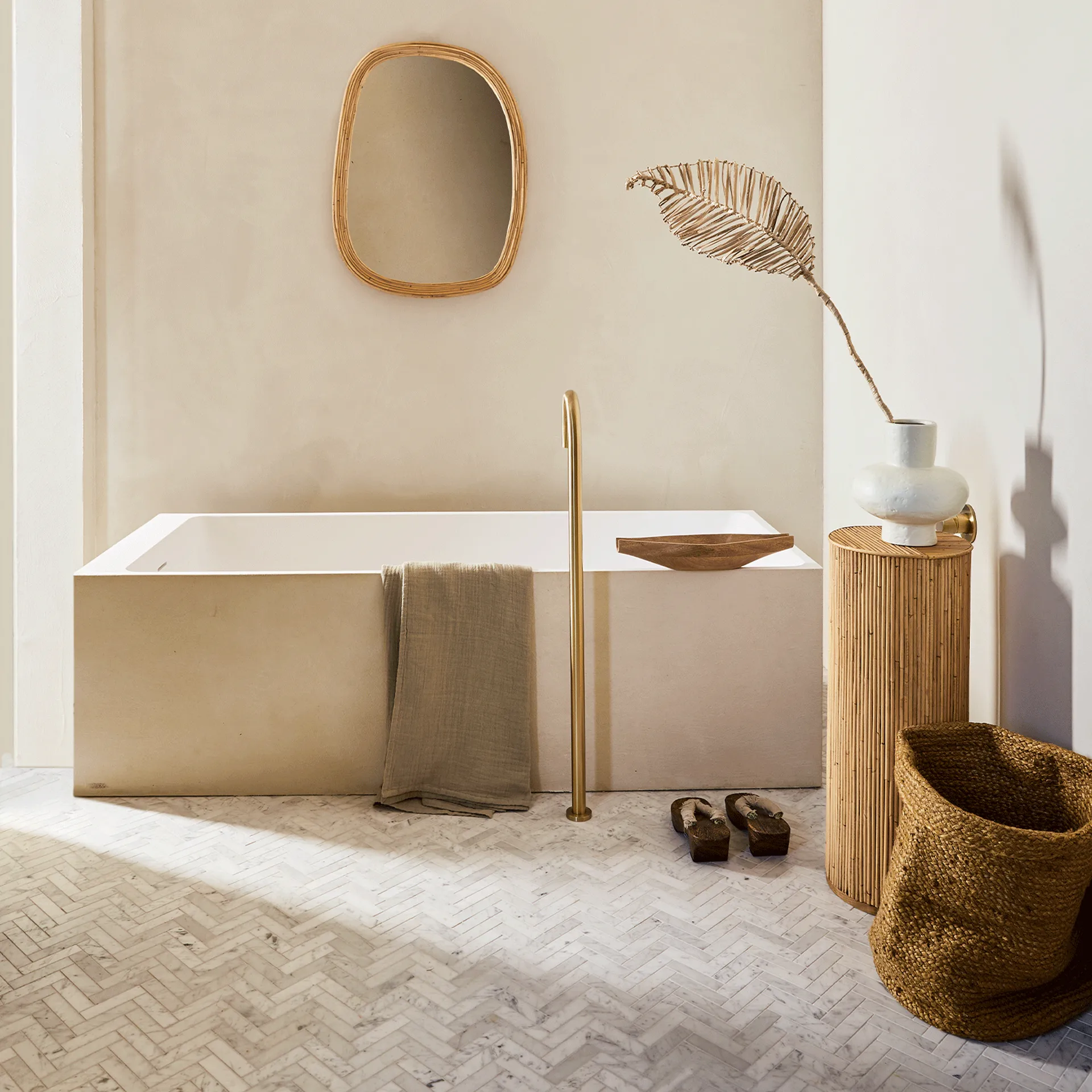 UNC 収納バスケット jute Ø33 cm, Woodrush URBAN NATURE CULTURE | アーバン ネイチャー カルチャー