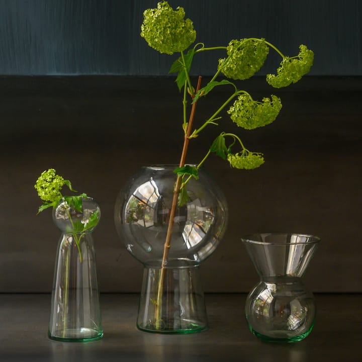 UNC 花瓶 リサイクルグラス L 24.9 cm, clear URBAN NATURE CULTURE | アーバン ネイチャー カルチャー