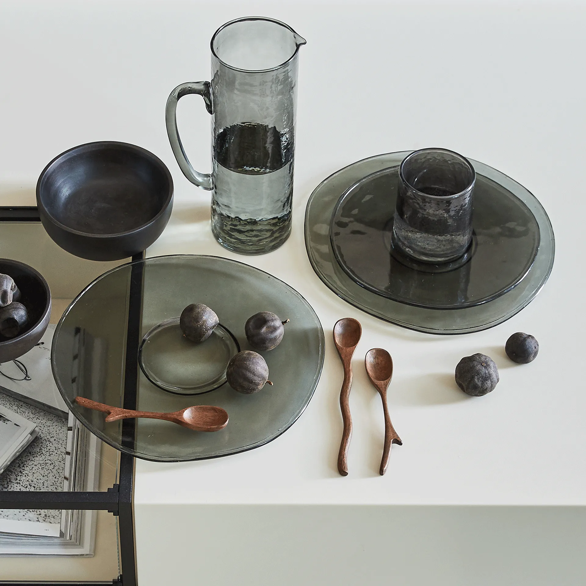 UNC pot recycled グラス 1.35 liter, Ebony URBAN NATURE CULTURE | アーバン ネイチャー カルチャー