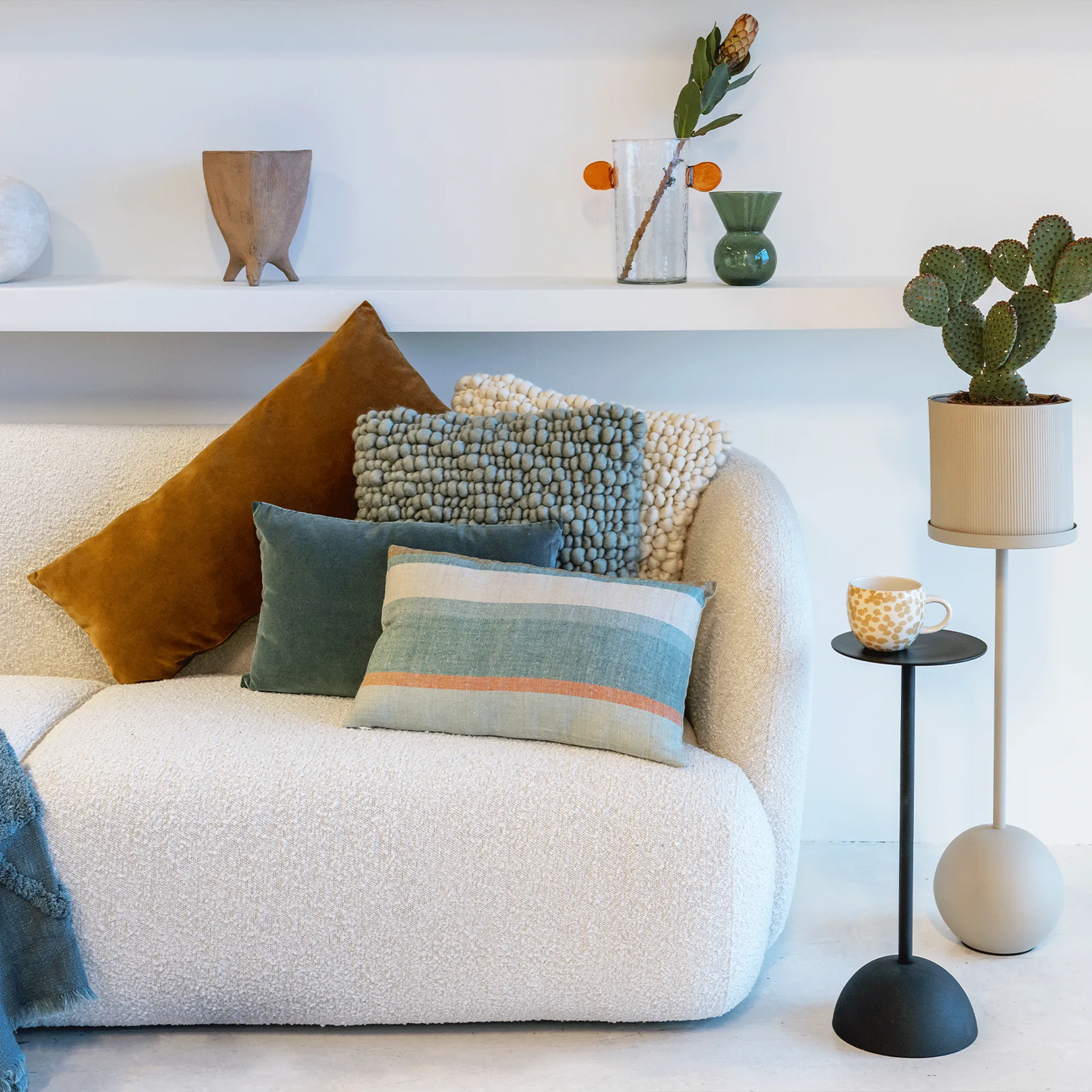 Wool 3D クッション 45x45 cm, Lilypad URBAN NATURE CULTURE | アーバン ネイチャー カルチャー