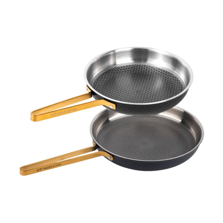 Arvet デュオ フライパン - Stainless steel, 2 parts - Vargen & Thor