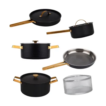 Arvet 鍋セット - Stainless steel, XL, 10 pieces - Vargen & Thor