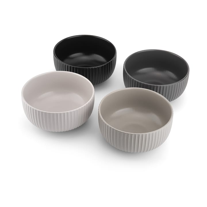 Duga flinga ボウル 70 cl 4個セット, White. sandgrey. antracit. black Vargen & Thor