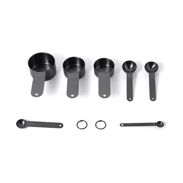 Frost 計量スプーンセット - Black, 7 pieces - Vargen & Thor