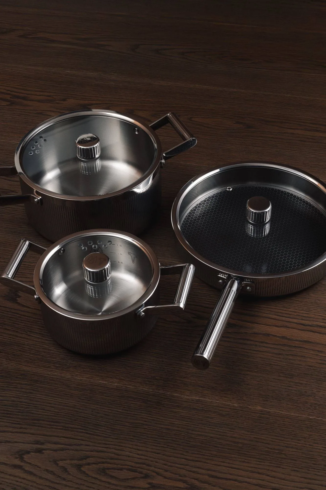 Glima Pro plus 鍋セット, Stainless steel, 6 pieces Vargen & Thor