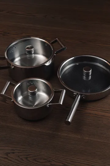 Glima Pro plus 鍋セット - Stainless steel, 6 pieces - Vargen & Thor