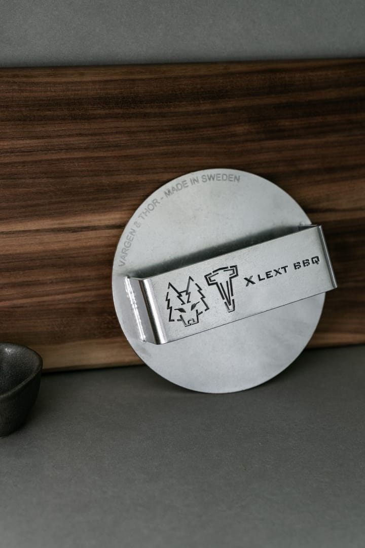 GLÖD バーガープレス Ø14 cm, Polished steel Vargen & Thor