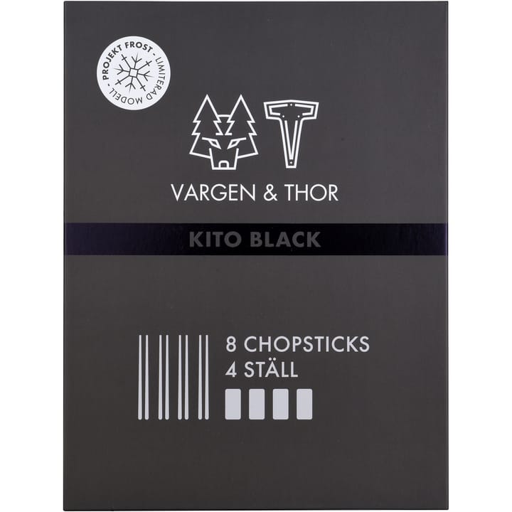 Kito 箸 4膳 - Black - Vargen & Thor