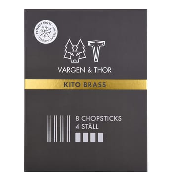 Kito 箸 4膳 - brass - Vargen & Thor