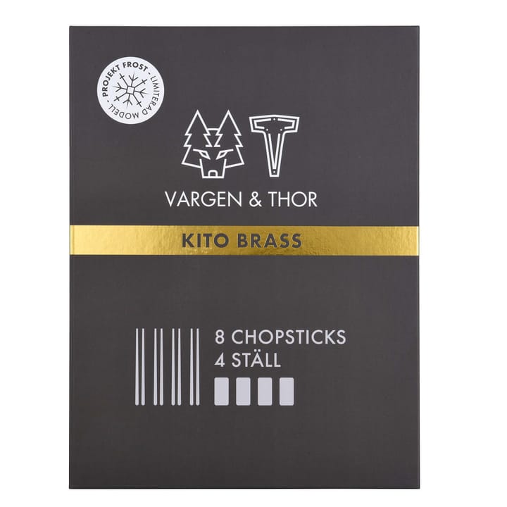 Kito 箸 4膳, brass Vargen & Thor