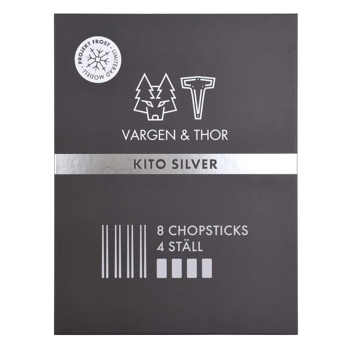 Kito 箸 4膳 - Silver - Vargen & Thor