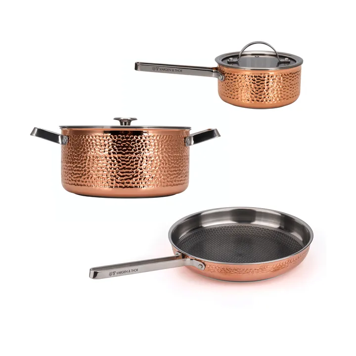 Mjölner Vera Miranda 鍋セット - Copper, 5 pieces - Vargen & Thor