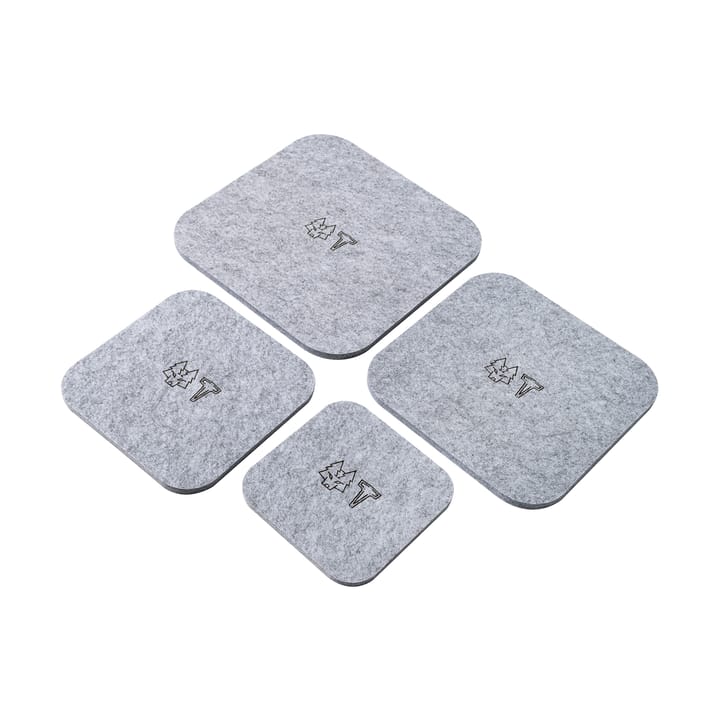 ULT 鍋敷き 4個セット, Ash grey Vargen & Thor