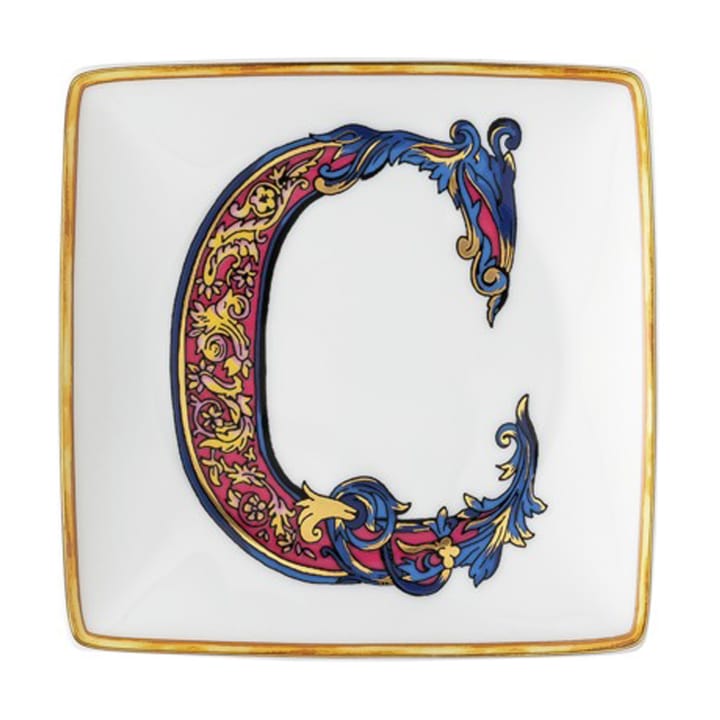 Versace Holiday Alphabet ソーサー 12 cm - C - Versace | ヴェルサーチェ