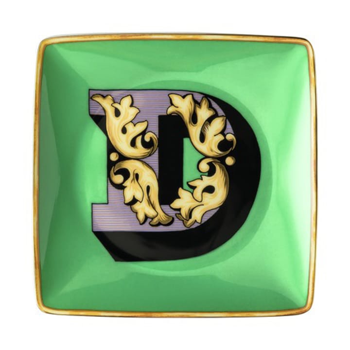 Versace Holiday Alphabet ソーサー 12 cm - D - Versace | ヴェルサーチェ