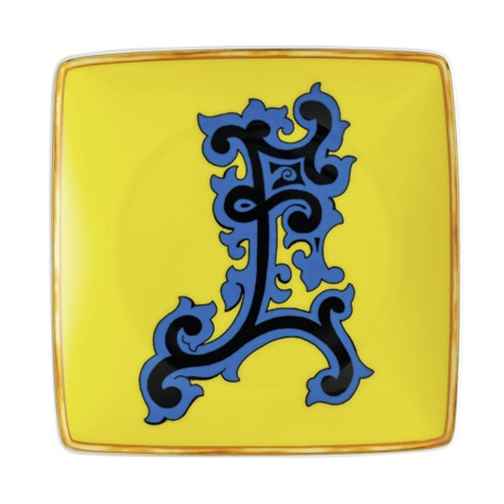 Versace Holiday Alphabet ソーサー 12 cm - E - Versace | ヴェルサーチェ