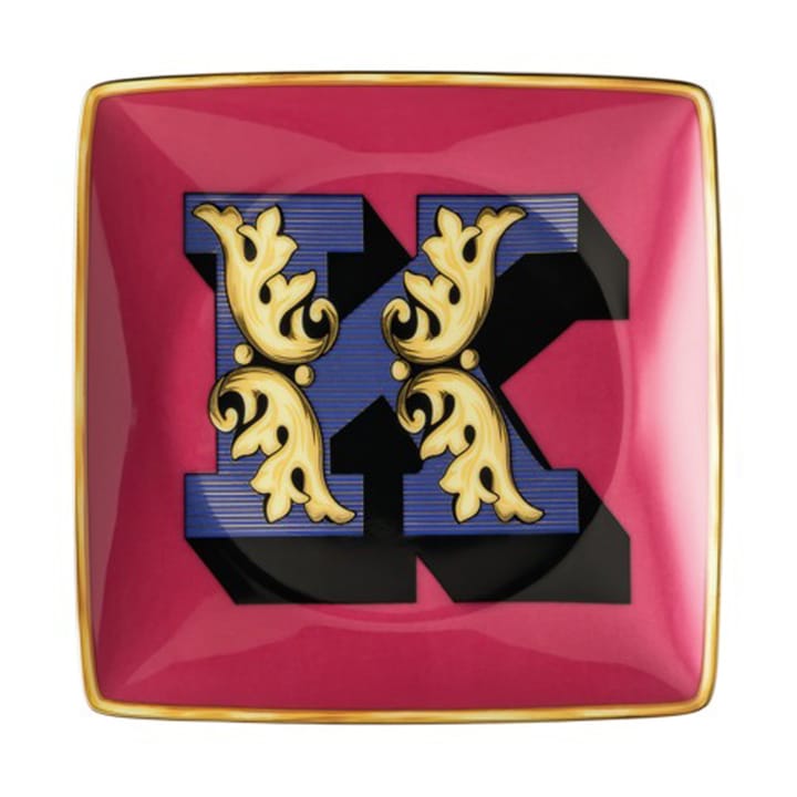Versace Holiday Alphabet ソーサー 12 cm - K - Versace | ヴェルサーチェ