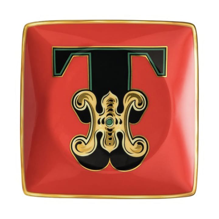 Versace Holiday Alphabet ソーサー 12 cm - T - Versace | ヴェルサーチェ