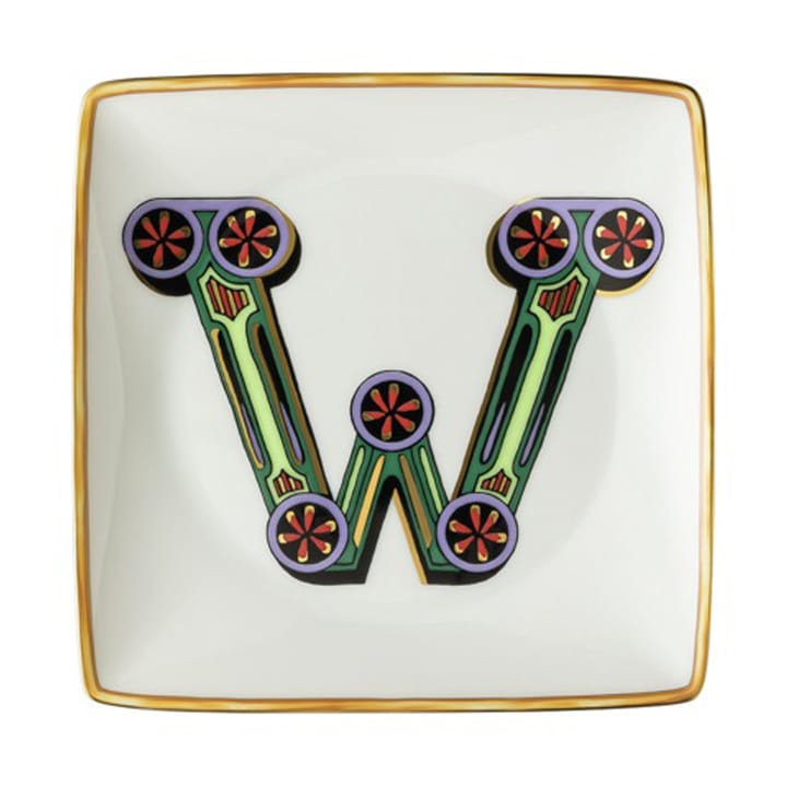 Versace Holiday Alphabet ソーサー 12 cm - W - Versace | ヴェルサーチェ