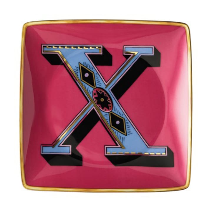 Versace Holiday Alphabet ソーサー 12 cm - X - Versace | ヴェルサーチェ