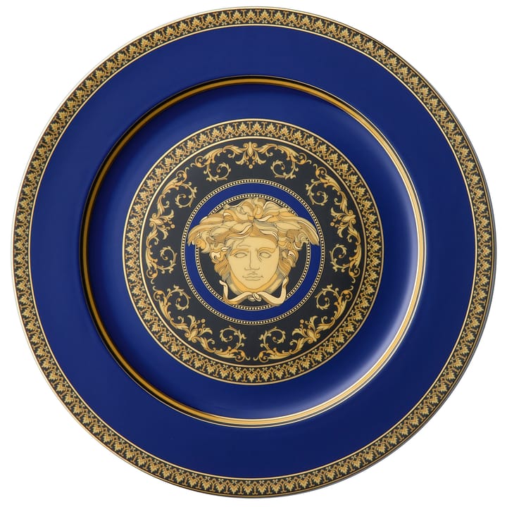 Versace Medusa ブル― service プレート - 33 cm - Versace | ヴェルサーチェ