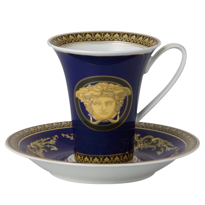 Versace Medusa ブル― カップ ソーサー付き - set - Versace | ヴェルサーチェ