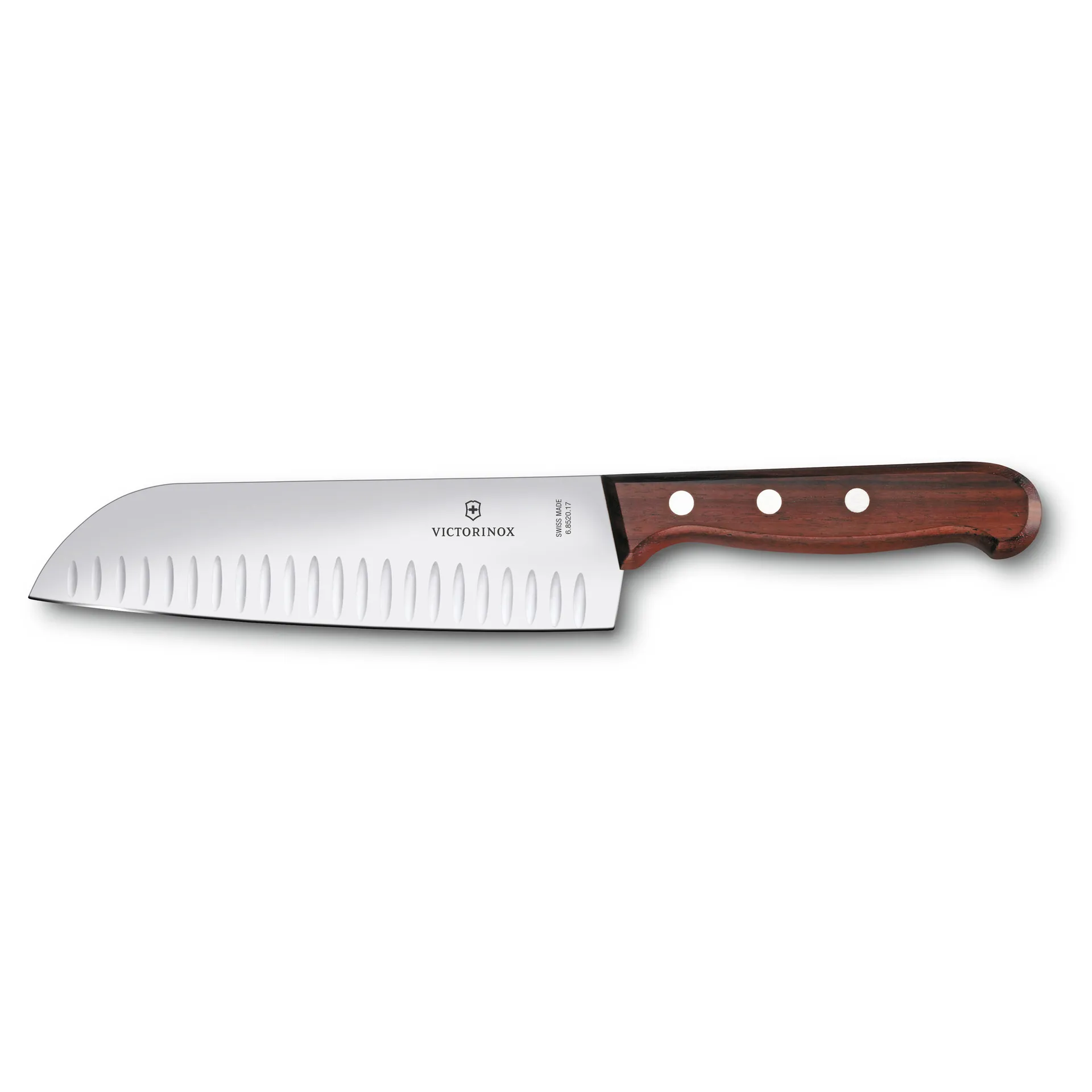ウッド三徳包丁 17 cm, Stainless steel-maple Victorinox