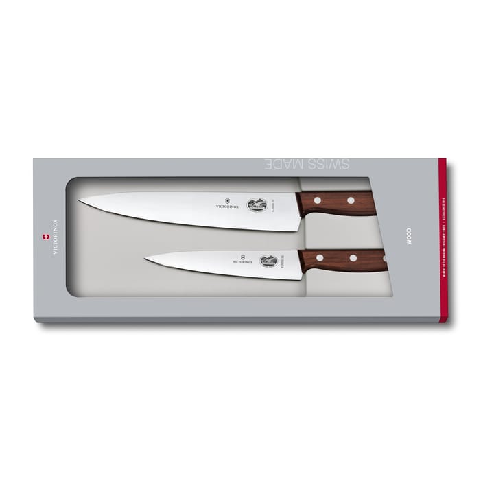 ウッドナイフセット シェフナイフ - Stainless steel-maple - Victorinox