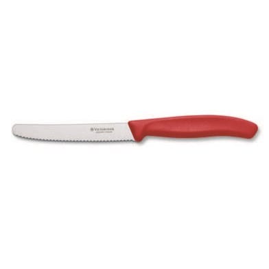 Victorinox 波刃トマトナイフ 11cm 11 cm - Red - Victorinox