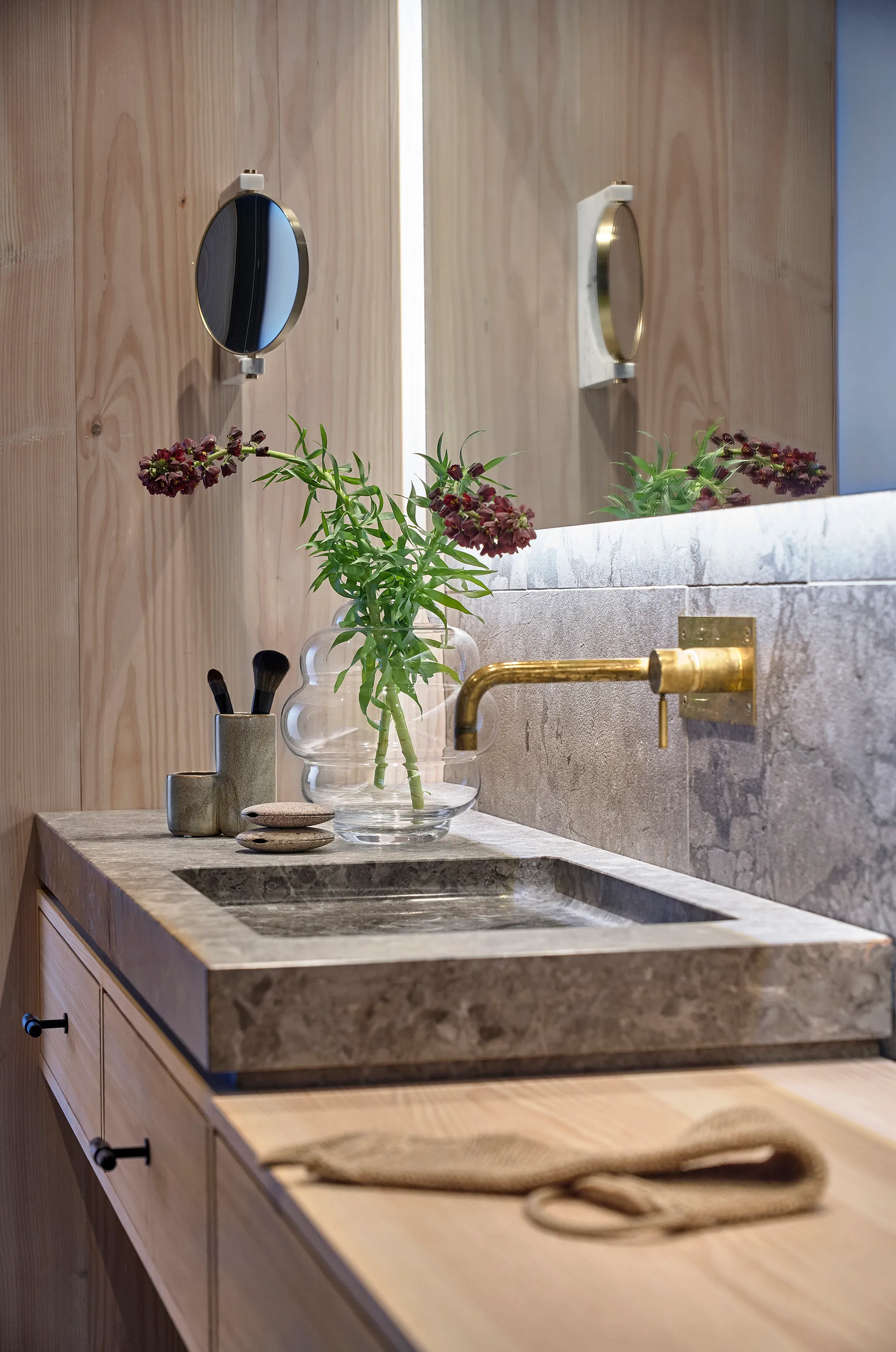 Bubble ベース Ø25 cm, Clear Villa Collection