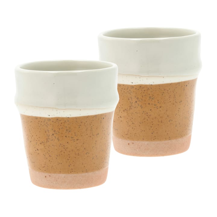 Evig エスプレッソカップ 10 cl 2個セット - Amber-creme - Villa Collection