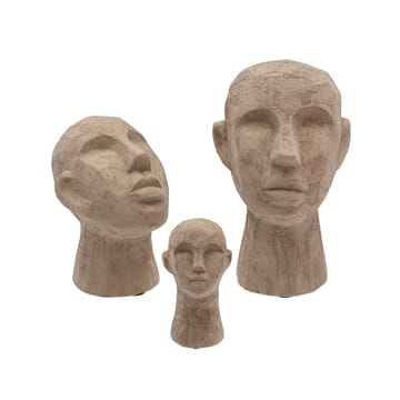 Head デコレーション - grey/brown - medium - Villa Collection