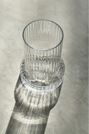 Hvils ガラス花瓶 リブ Ø21 cm - Clear - Villa Collection
