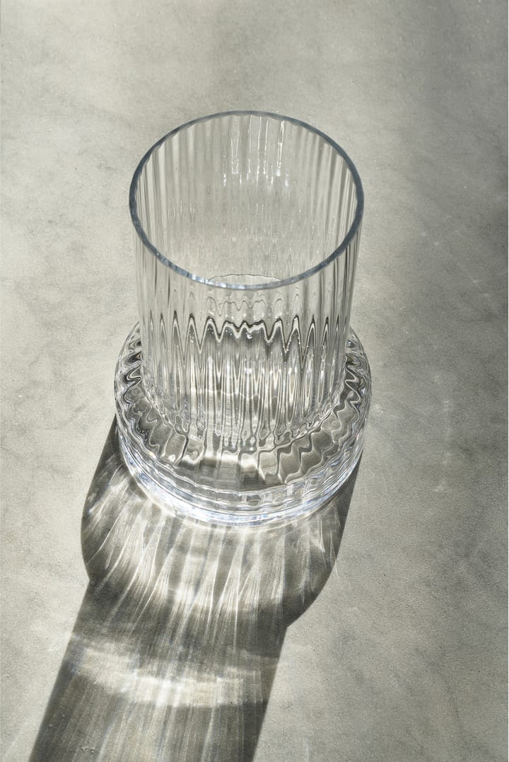 Hvils ガラス花瓶 リブ Ø21 cm, Clear Villa Collection