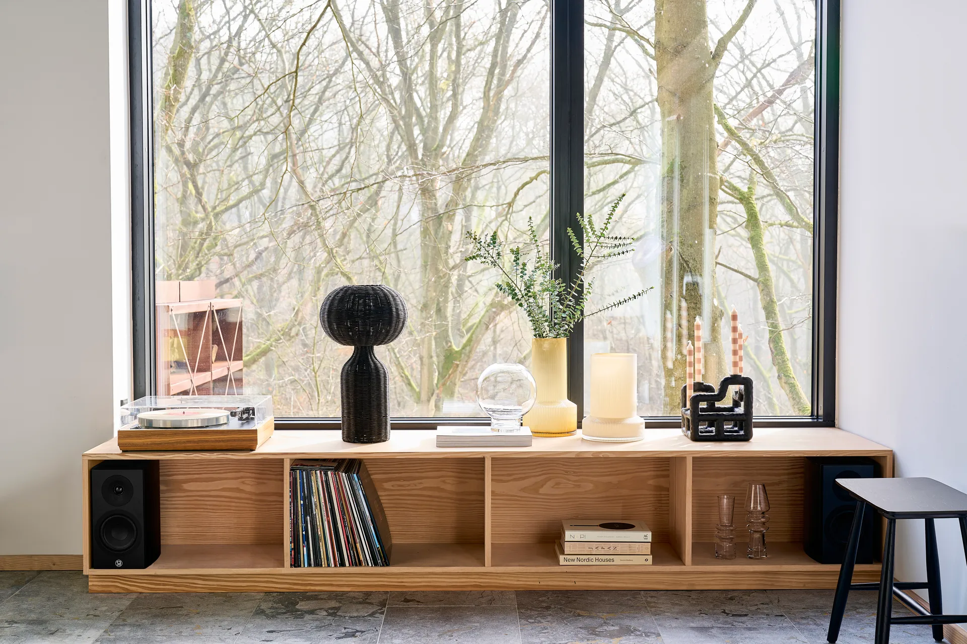 Hvils ガラス花瓶 Ø21 cm, White Villa Collection