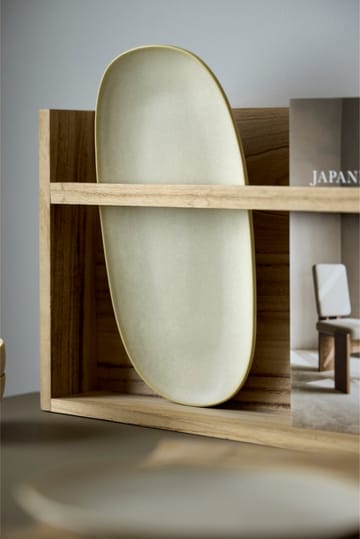 Shoku サービングプレート 18x34 cm - Beige - Villa Collection