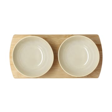 Shoku 竹製トレイ & ボウル 2個 - Beige - Villa Collection