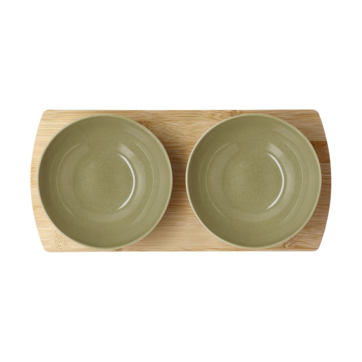 Shoku 竹製トレイ & ボウル 2個, Pure Green Villa Collection